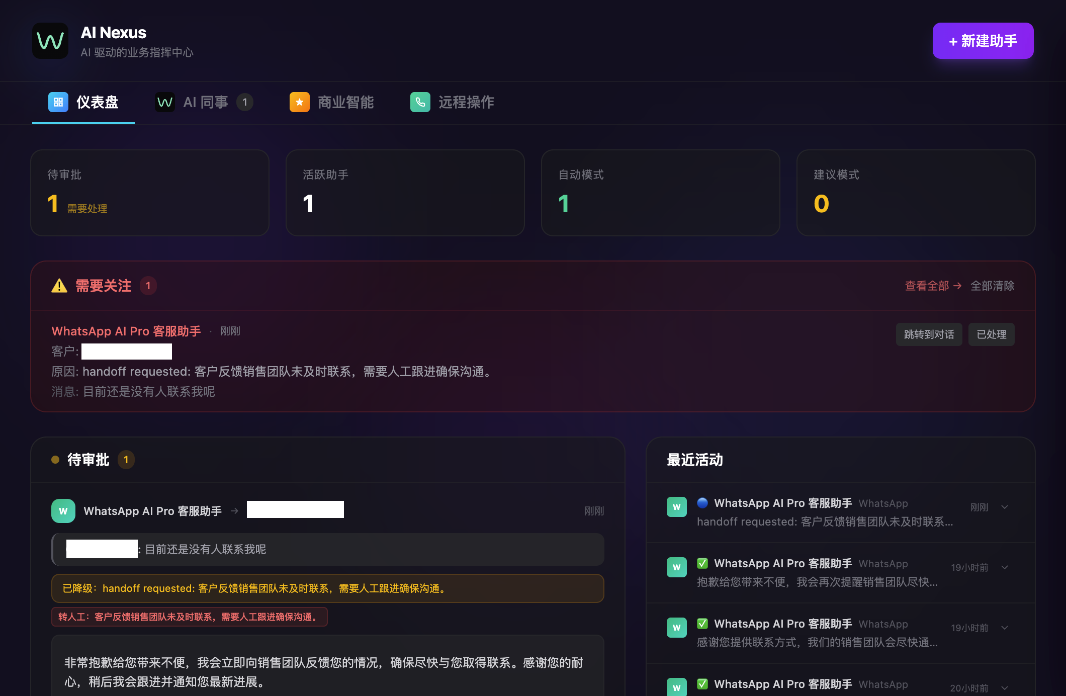 AI Hub 控制台總覽